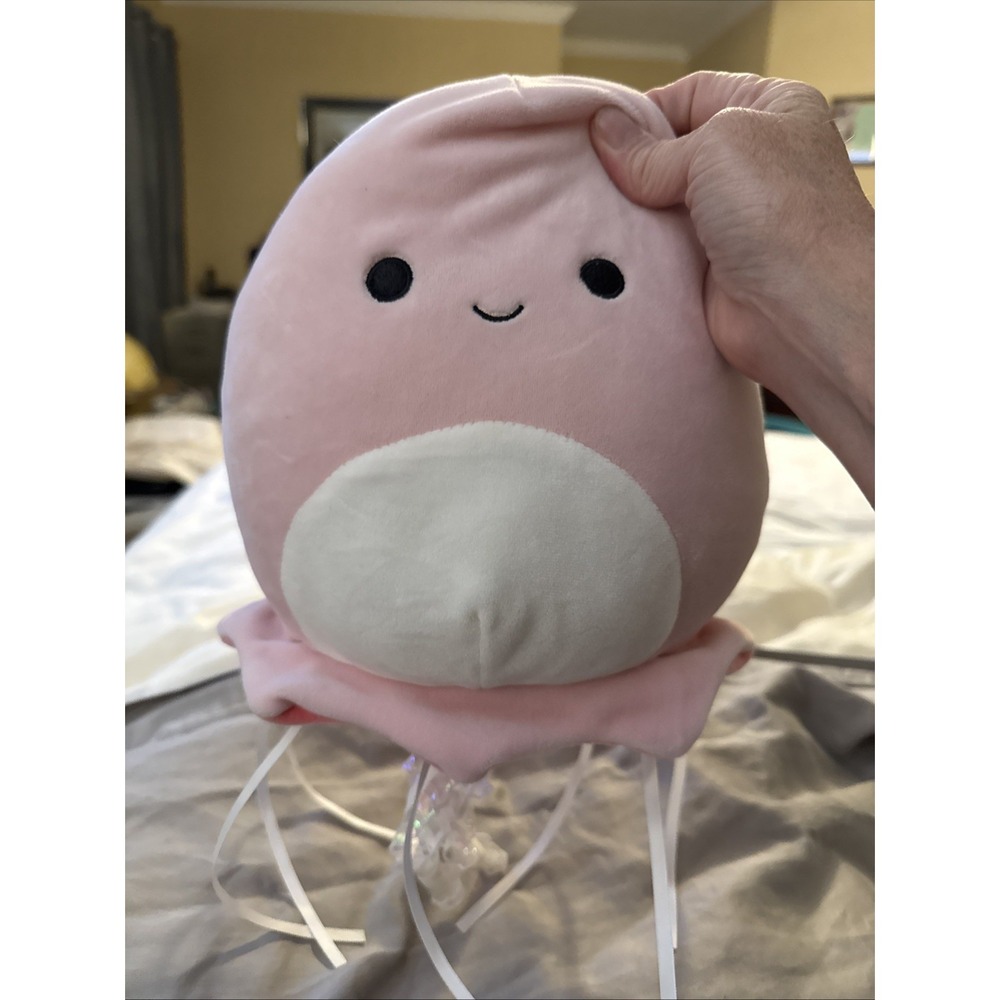 Squishmallow 8" Jayda the Pink Jellyfish Sealife Squad  Kellytoy Plush (Abby)